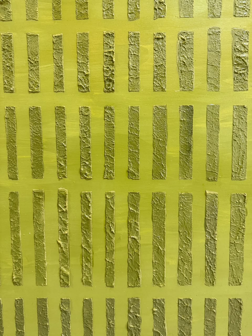 Rhythm – Textured Abstract Wall Art in Chartreuse Green & Olive