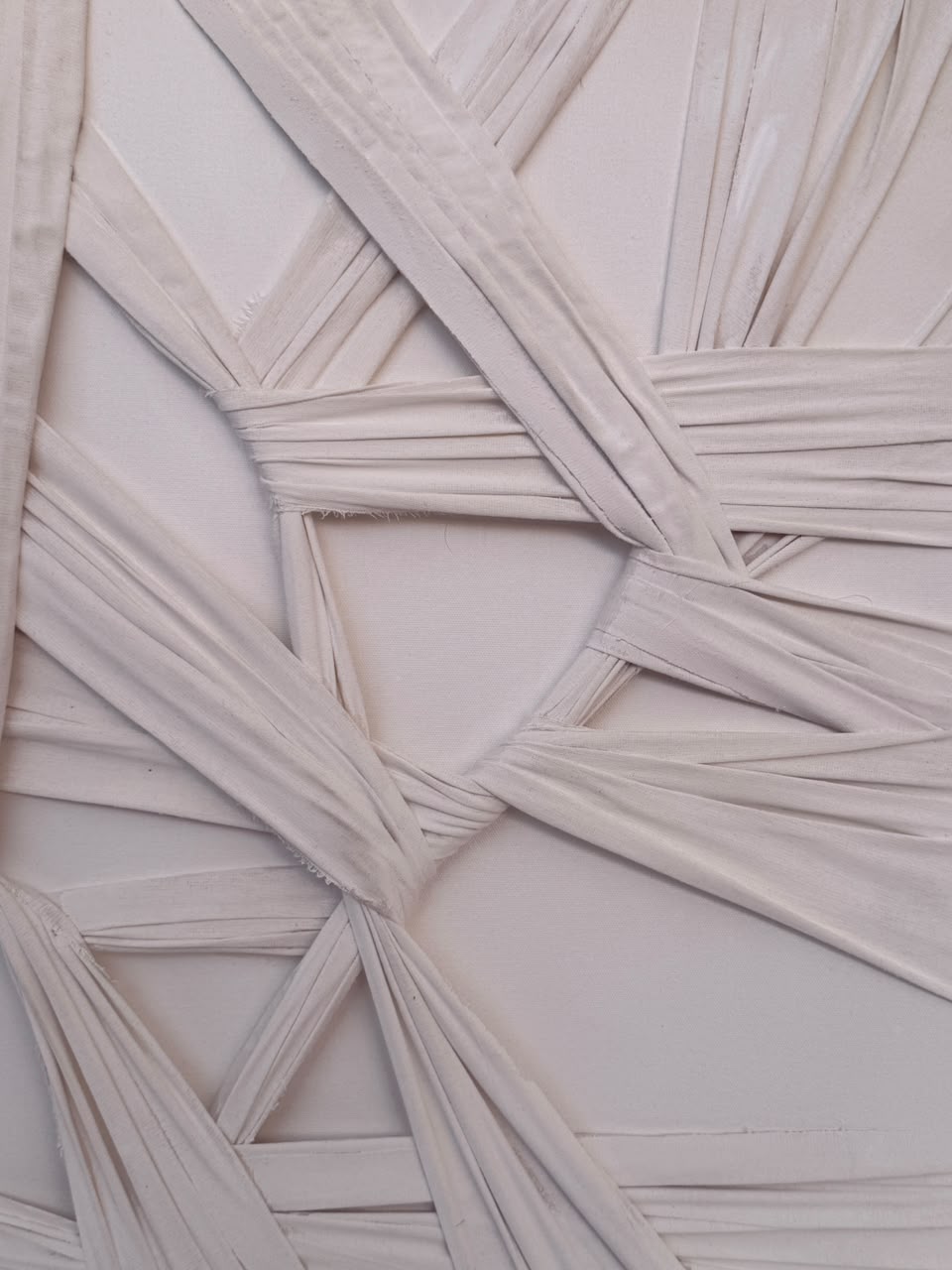 Silent Sangam | Handcrafted Textured Fabric Wall Art